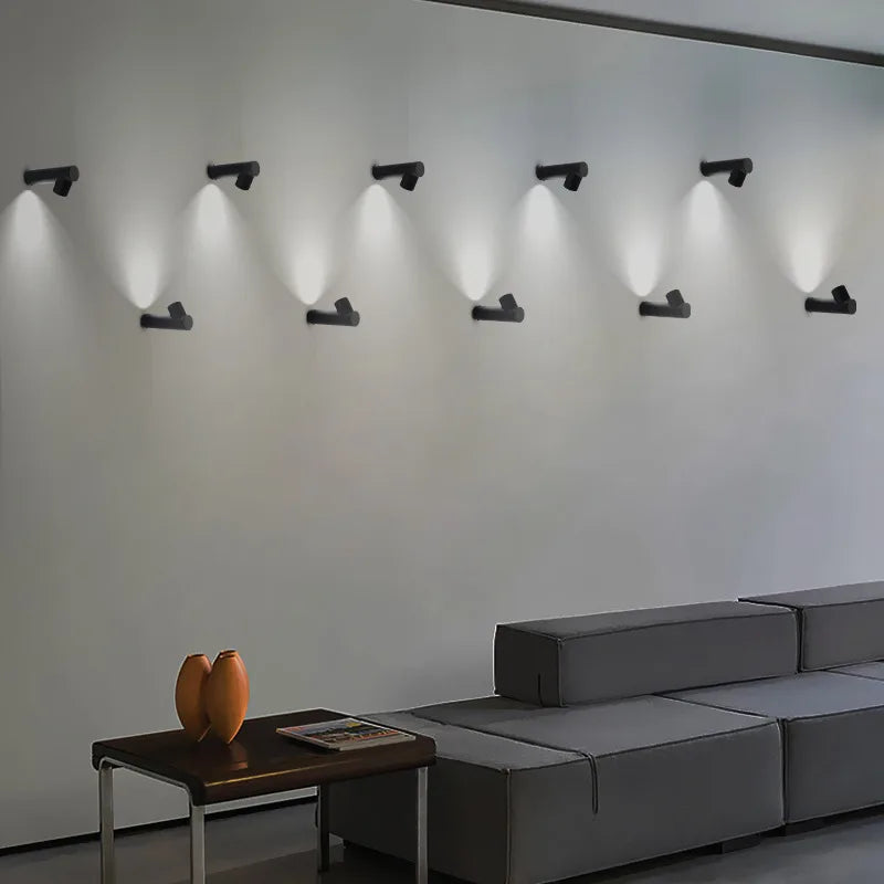 applique murale led extérieure moderne pour jardin et escalier - vue 6 sur 11