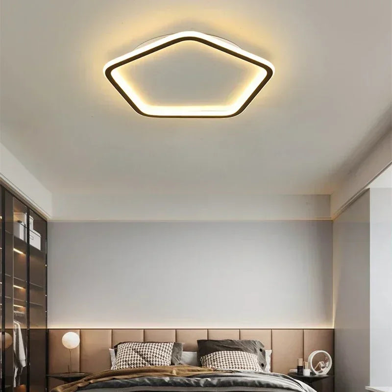 lustre moderne à leds pour décoration intérieure lumineuse - vue 3 sur 14