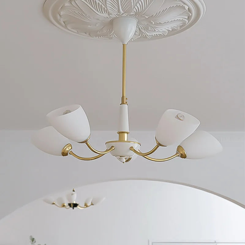 lustre à led moderne design nordique pour intérieur élégant - vue 5 sur 11