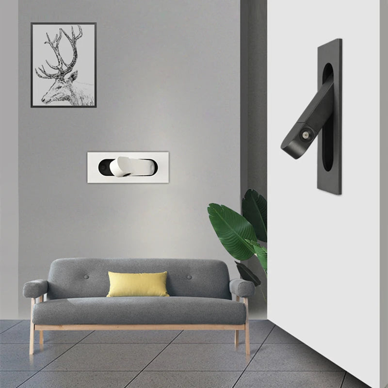 applique murale led pliante design moderne angle réglable hôtel - vue 3 sur 17