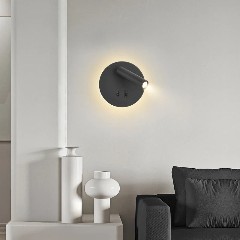 lampe de chevet minimaliste moderne style nordique sans lampe principale