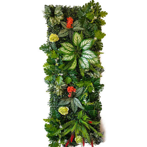 décoration murale artificielle herbe chlorophytum pour jardin et événements - vue 20 sur 23