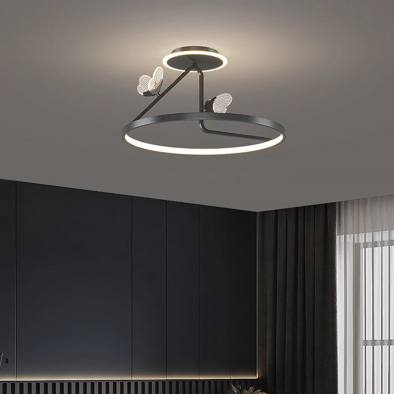 plafonnier led moderne design pour éclairage décoratif intérieur - vue 4 sur 10