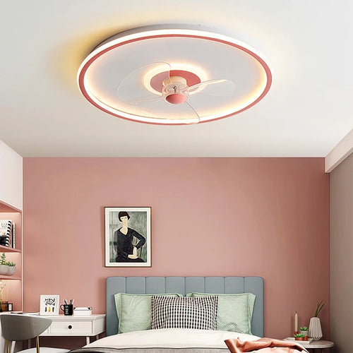 ventilateur de plafond intelligent avec télécommande et éclairage LED - vue 11 sur 11