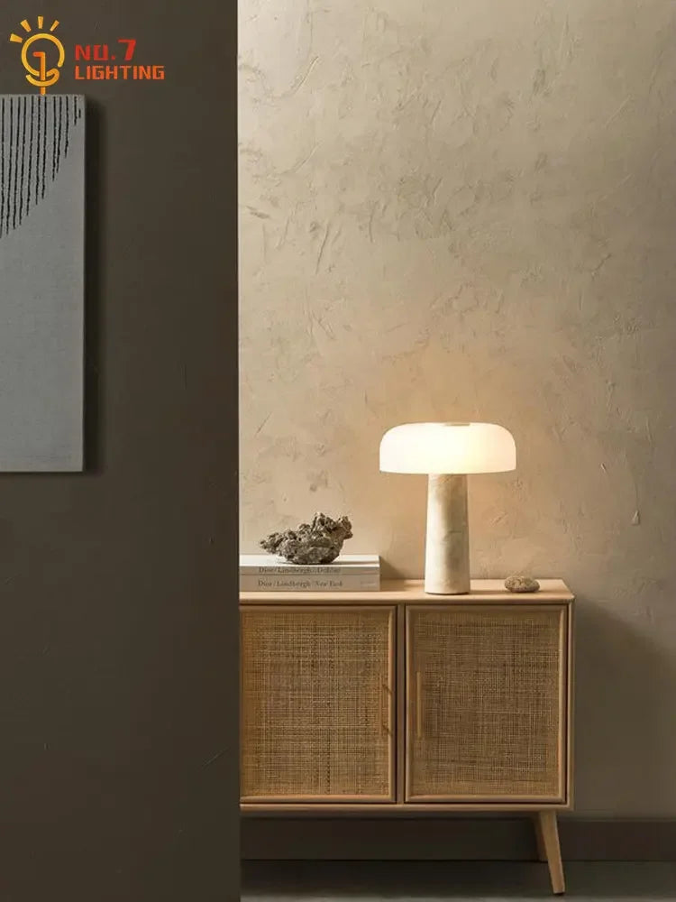 Lampe de Table LED en forme de champignon au Design nordique