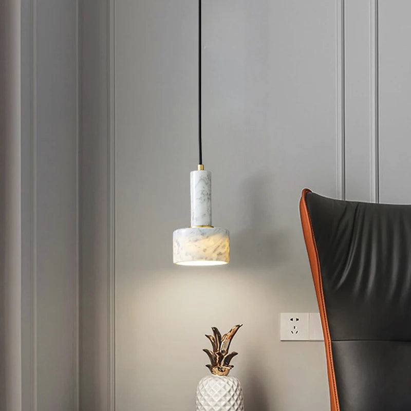 suspension en marbre pour décoration moderne intérieure