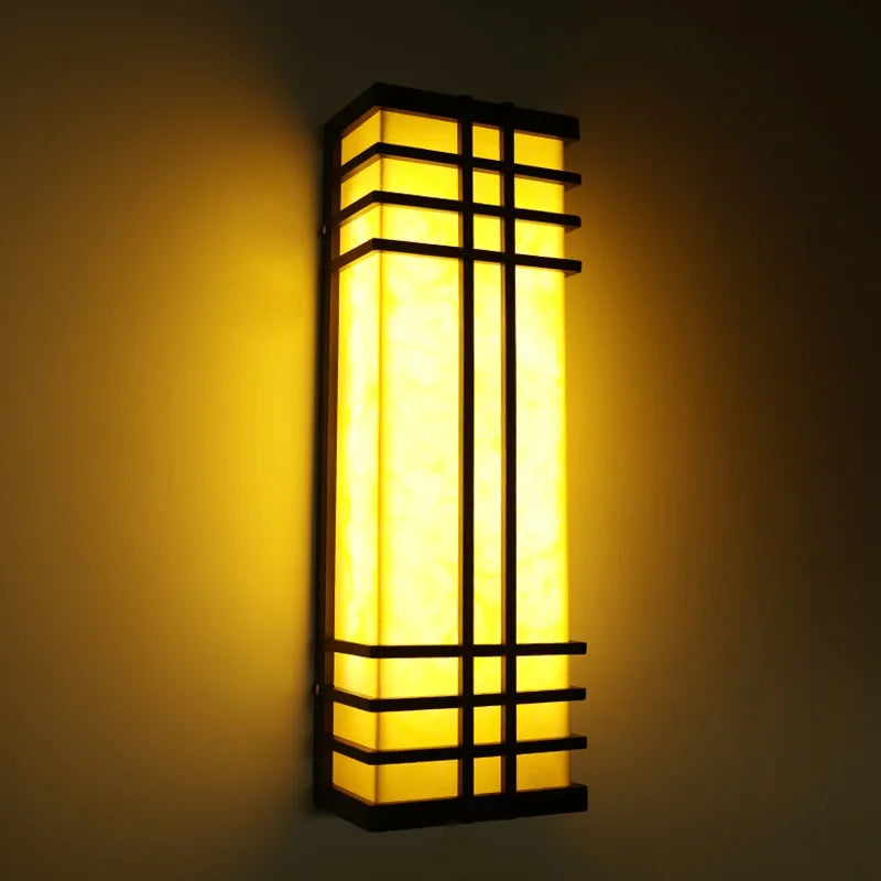 applique murale extérieure chinoise imperméable pour jardin décoratif - vue 6 sur 14