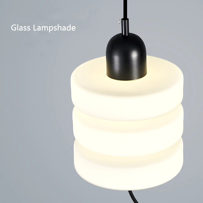 suspension design noire contemporaine - vue 6 sur 6
