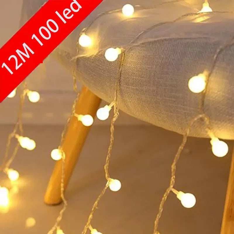 WALCHO Guirlande luineuse alientée par USB, 120 LED 12/39FT avec WALCHO Guirlande luineuse alientée par USB, 120 LED 12/39FT avec