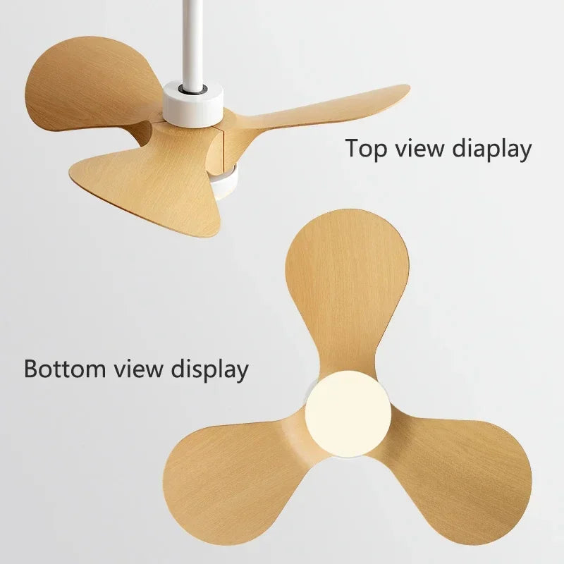 24Inch Mini Ceiling Fan Modern Simplicity Coffee Shop Creative Kid Fan Lights Aisle Balcony Children's Room Fan Lights 110V 220V - vue 5 sur 13