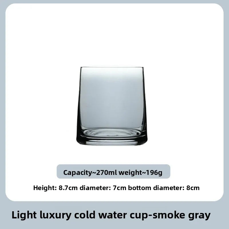 Ensemble verres cristal moderne eau whisky jus