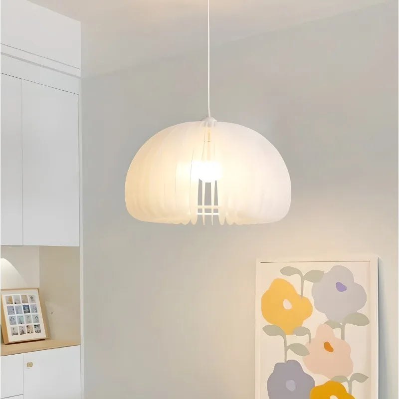 suspension citrouille style nordique moderne luminaire vintage intérieur - vue 3 sur 7
