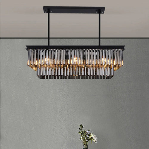 lustre moderne en cristal pour un éclairage élégant intérieur