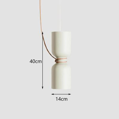 suspension à deux têtes design moderne pour intérieur