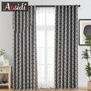 Rideau occultant moderne motifs infinis pour salon chambre