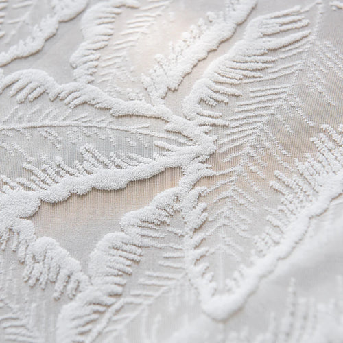 Voilage motif feuilles style moderne pour salon chambre