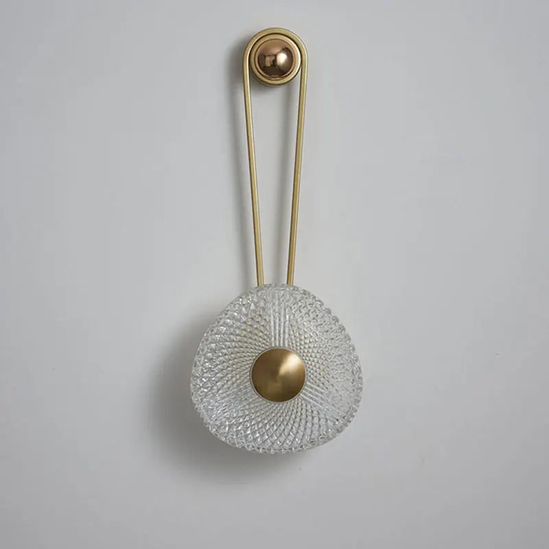 Applique murale led nordique moderne dorée décorative d'intérieur - vue 3 sur 8