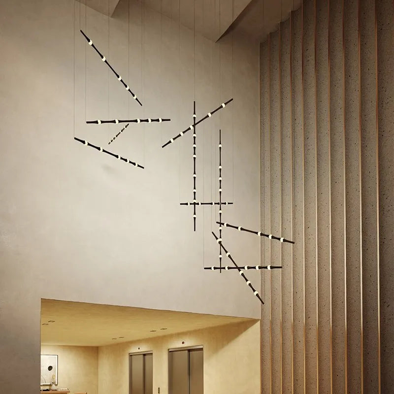 lustre led moderne design espagnol minimaliste pour intérieur élégant