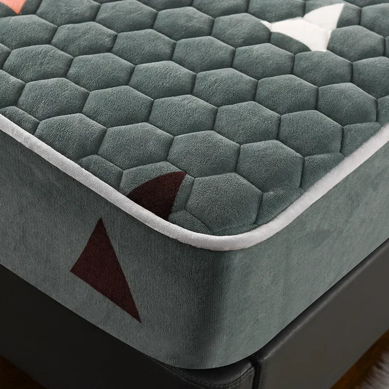 drap matelassé housse de protection en velours épais antidérapante