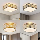 plafonnier moderne en cristal style européen lampes créatives à led