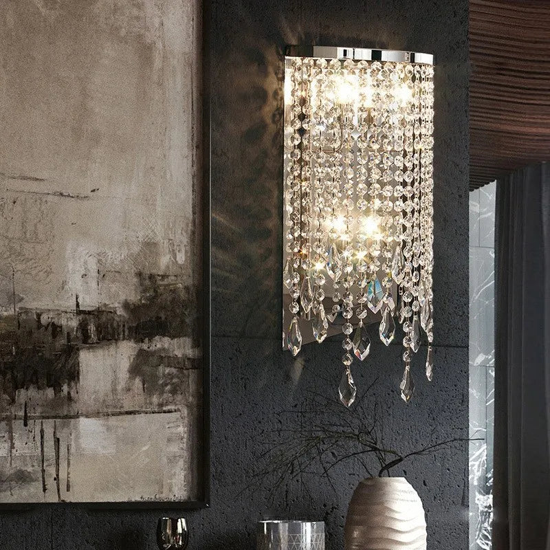 lampe de chevet moderne en cristal pour éclairage créatif décoratif - vue 4 sur 7