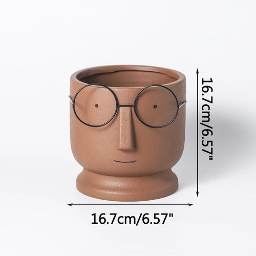 pot à fleurs en céramique mignon design nordique intérieur - vue 23 sur 22