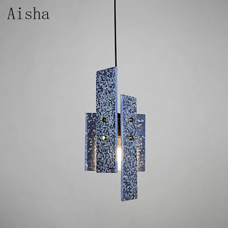 suspension nordique terrazzo créative pour décoration moderne intérieur - vue 4 sur 10
