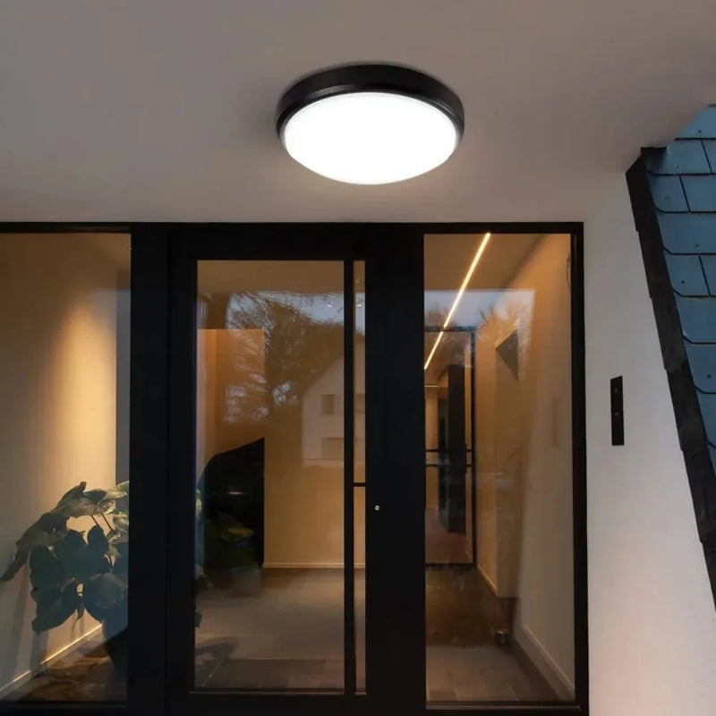 plafonnier étanche intérieur extérieur led 6000k design moderne