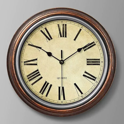 horloge murale rétro nordique silencieuse pour intérieur élégant - vue 13 sur 15