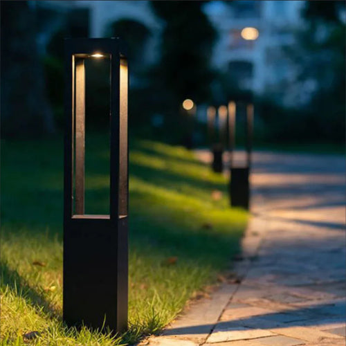 lampe d'extérieur moderne étanche en aluminium pour jardin - vue 2 sur 9