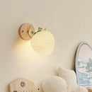applique murale fraise en verre lampe créative pour bébé et enfant
