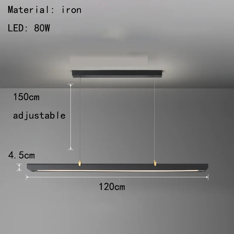 lampe led suspendue décorative avec cordon métallique gradation variable