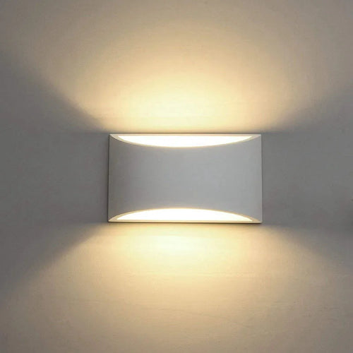 applique murale led aluminium brossé salon chambre maison