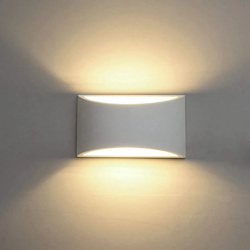 applique murale led aluminium brossé salon chambre maison - vue 3 sur 8