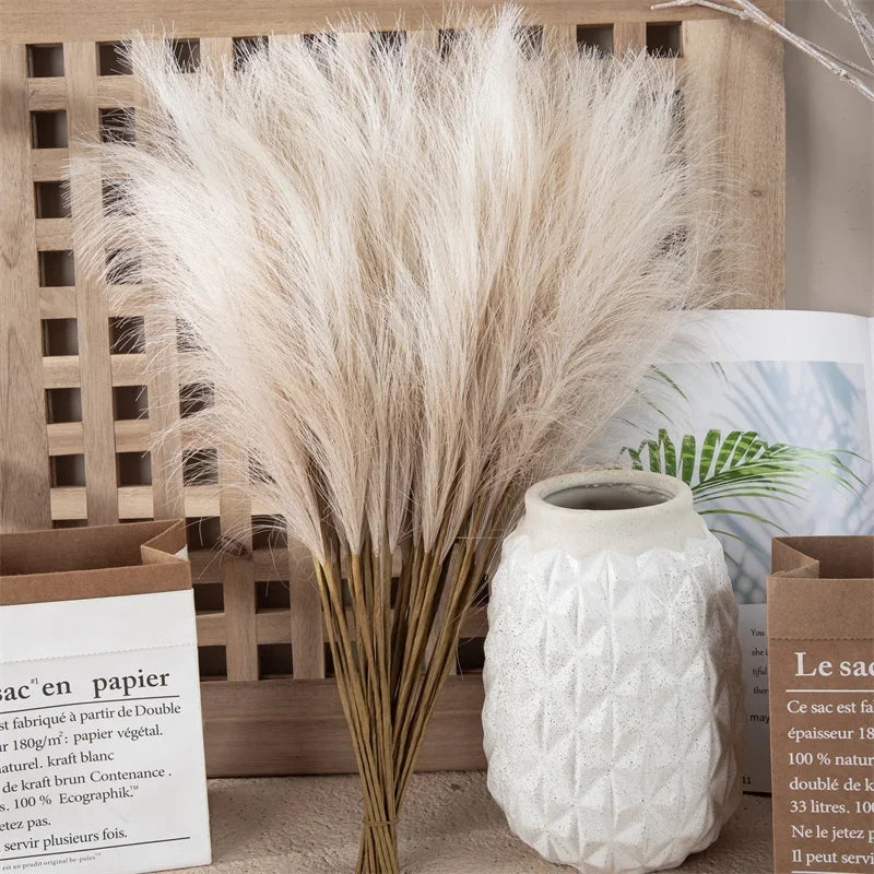 lot de 10 fleurs artificielles pour décoration bohème et mariage - vue 2 sur 18
