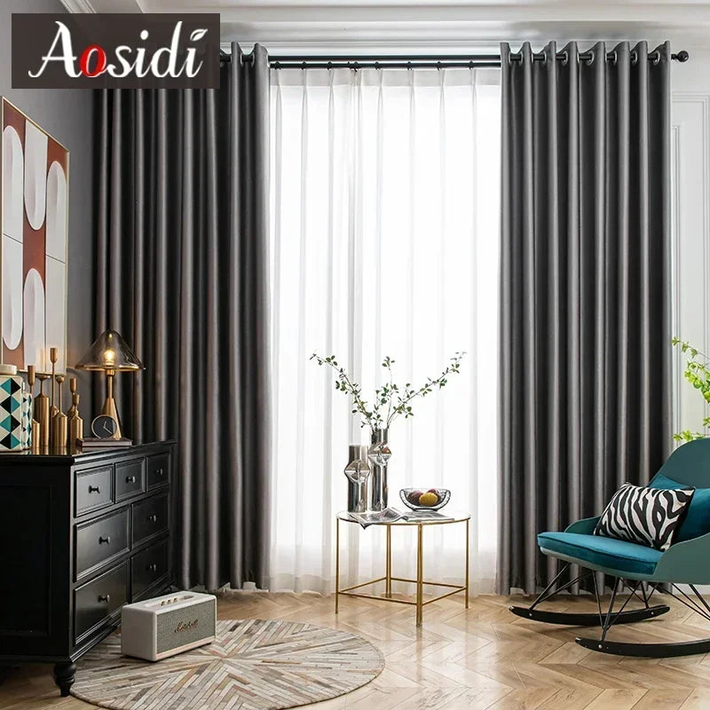 Rideau occultant moderne pour salon et chambre - vue 4 sur 7