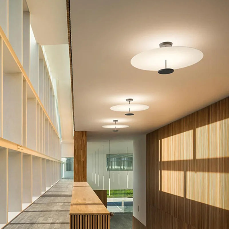 Plafonnier scandinave design nordique minimaliste plafonniers à intensité variable décoration de salon lampe de couleur de chambre créative