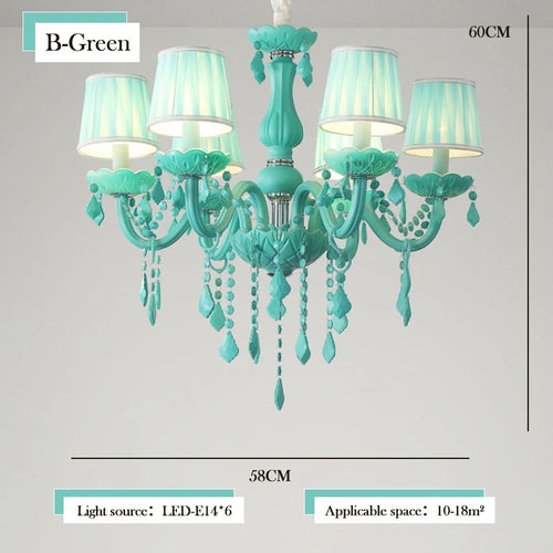 lustre en cristal pour une chambre de petite fille - vue 11 sur 12