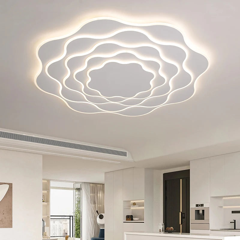 Plafonnier Fer acrylique lumières moderne LED salle à manger chambre Hall Bar lampes éclairage intérieur décor à la maison