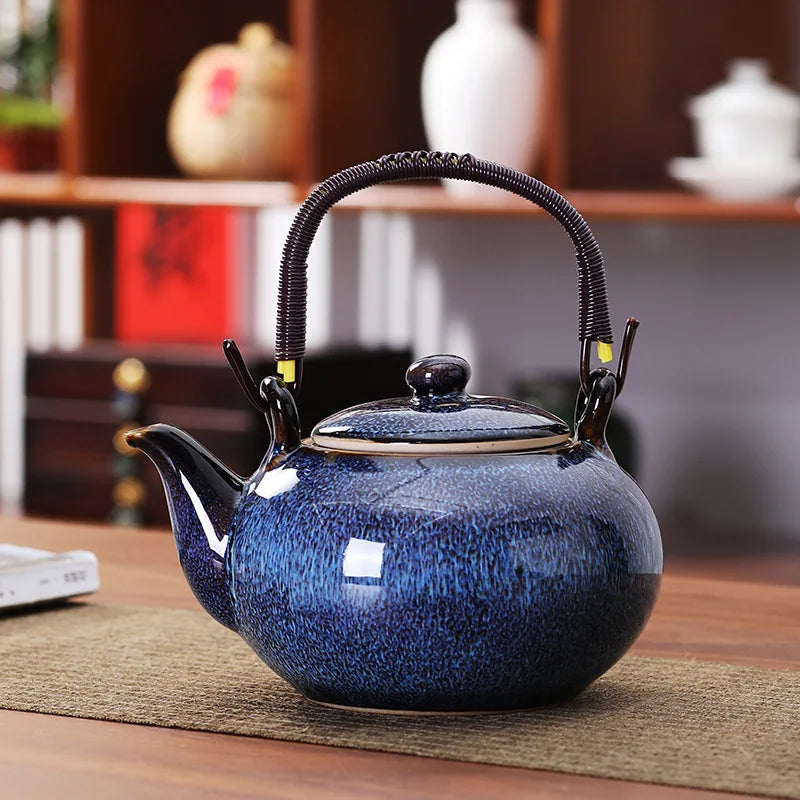 service à thé gongfu japonais porcelaine filtre intégré