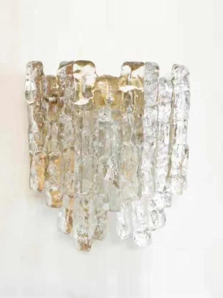 applique murale moderne vintage en cristal pour intérieur design
