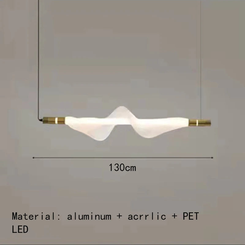 lustre led art déco avec cordon réglable luminaires suspendus - vue 19 sur 22