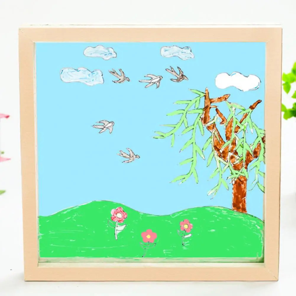 cadre photo en bois et verre acrylique pour enfants - vue 4 sur 7