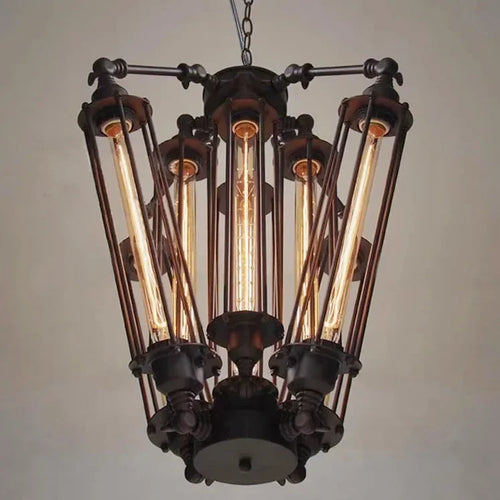 lustre moderne suspension grandes lampes créatives noir