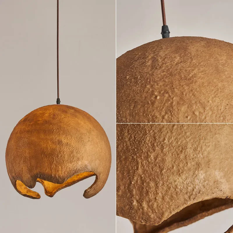 Restaurant Dining Island LED Chandelier Modern Cafe Bar Study Bedroom Light Wabi Sabi Personality Indoor Home Decor Hanging Lamp - vue 5 sur 12