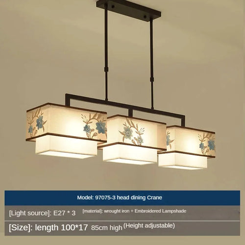 lustre chinois suspendu style moderne pour une ambiance simple - vue 17 sur 19