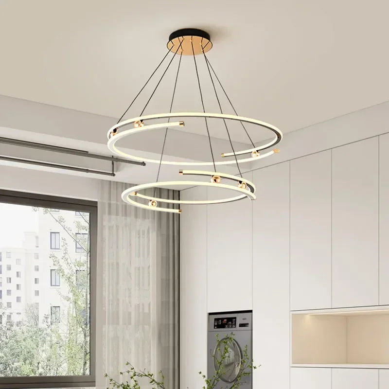 suspension led moderne pour décoration intérieure élégante