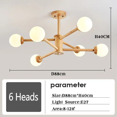lustre en verre moderne pour décoration intérieure élégante - vue 9 sur 10