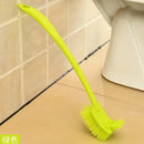 brosse de nettoyage en plastique à long manche pour coins difficiles