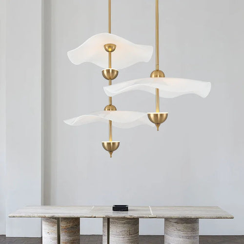 lustre créatif nordique en forme de lotus pour décoration intérieure - vue 2 sur 10